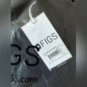 Figs Men's Leon Scrub Top (Personalized) Black Size Medium